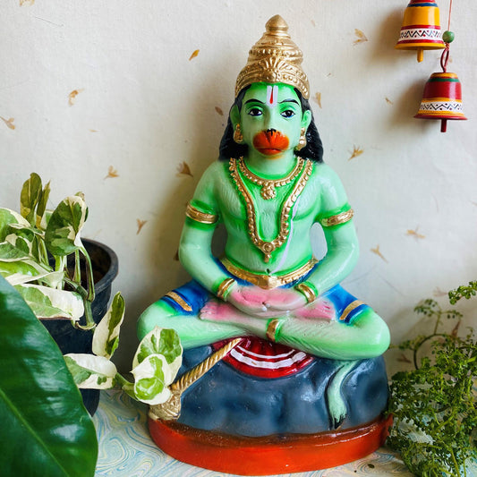 Navaratri Handcrafted Hanuman Thava Anjaneyar Traditional Indian Golu Doll