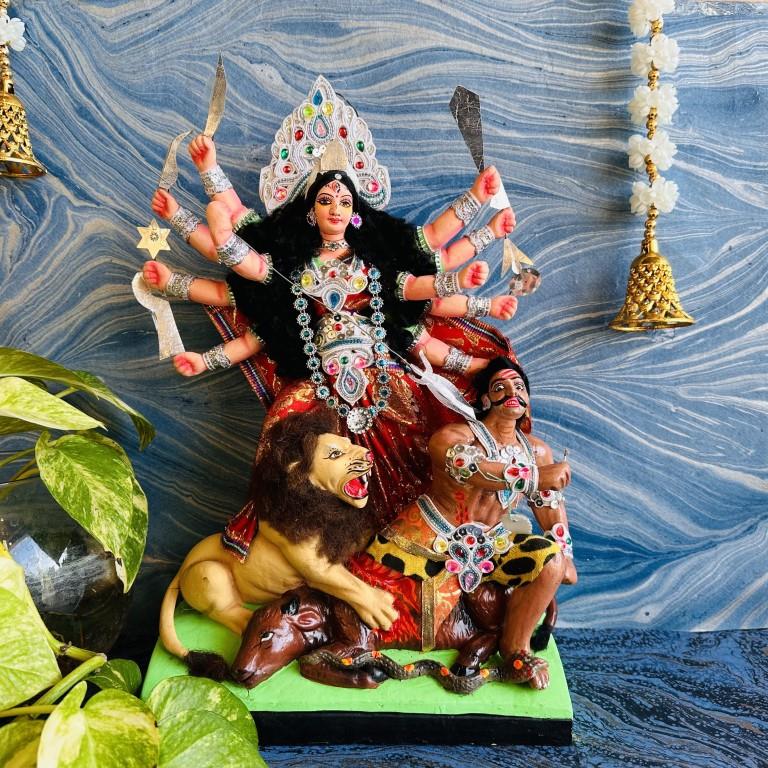 Navarathri Golu Dolls Durga Big (Store Pick Up Only)