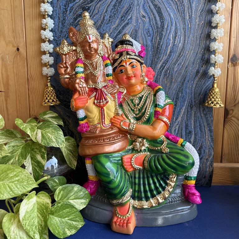 Navarathri Golu Dolls Andal Kodhai Andal (Store Pick Up Only)