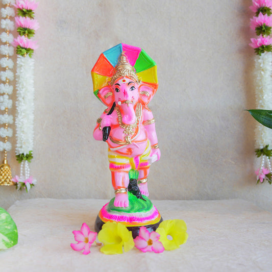 Navaratri Handcrafted Ganesh Umbrella Traditional Indian Golu Doll