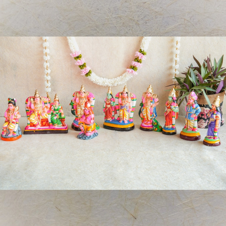 Navarathri Golu Dolls Arupadai Veedu Set (Store PickUp Only)