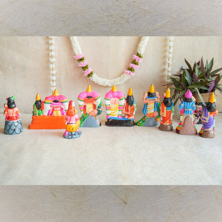 Navarathri Golu Dolls Arupadai Veedu Set (Store PickUp Only)