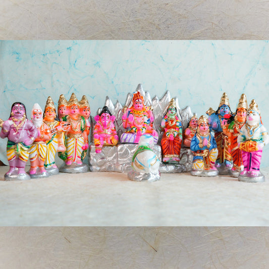 Navaratri Handcrafted Kailayam Set Traditional Indian Golu Doll