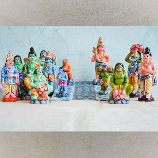 Navaratri Handcrafted Ramar Paalam (Store Pick Up Only )Traditional Indian Golu Doll