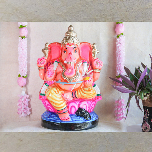 Navaratri Handcrafted Ganesh ( L )(Store Pick Up Only ) Traditional Indian Golu Doll