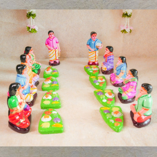 Navarathri Golu Sappadu Set (Seated)