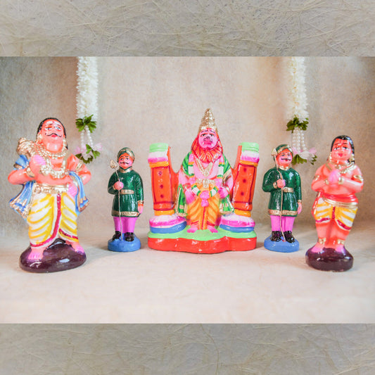 Navaratri Handcrafted Prahlada Set Traditional Indian Golu Doll