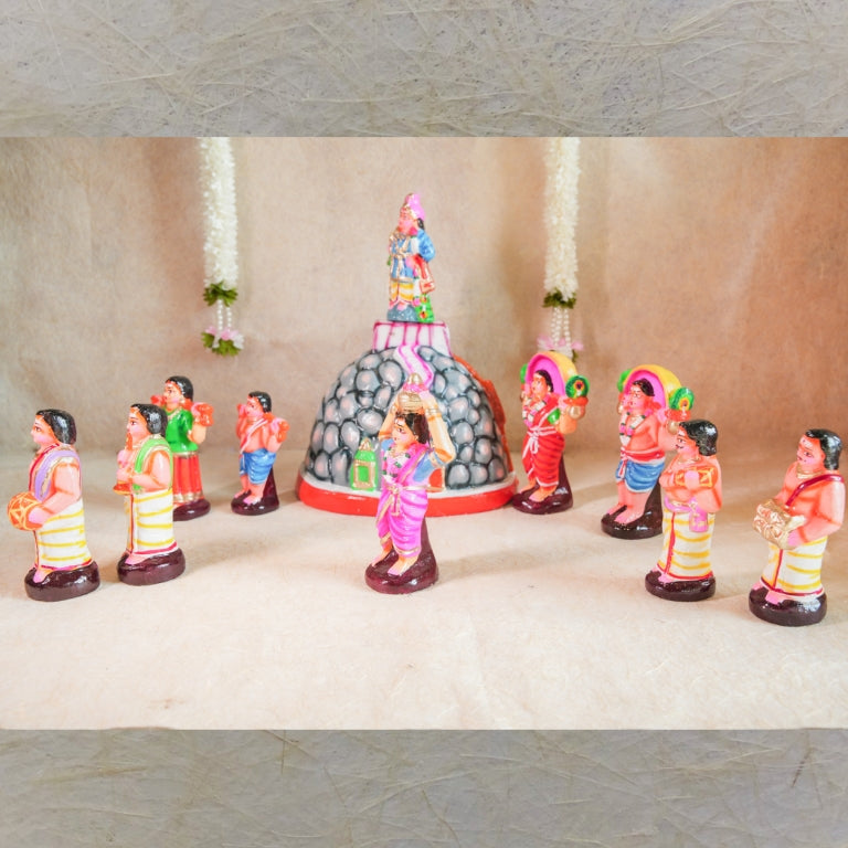 Navarathri Golu Dolls Murugan Pazhani Malai Set(Store Pick Up Only )