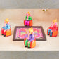 Navarathri Golu Dolls Ganesha Playing Carrom