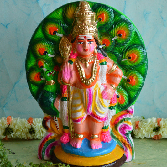 Navaratri Handcrafted Murugan Traditional Indian Golu Doll