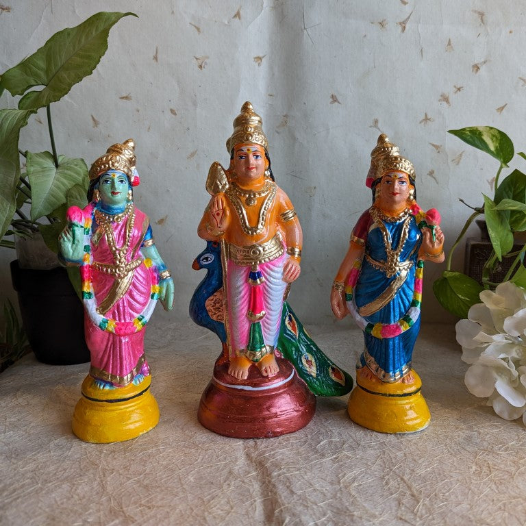 Navarathri Golu Dolls Murugan Valli Devayani