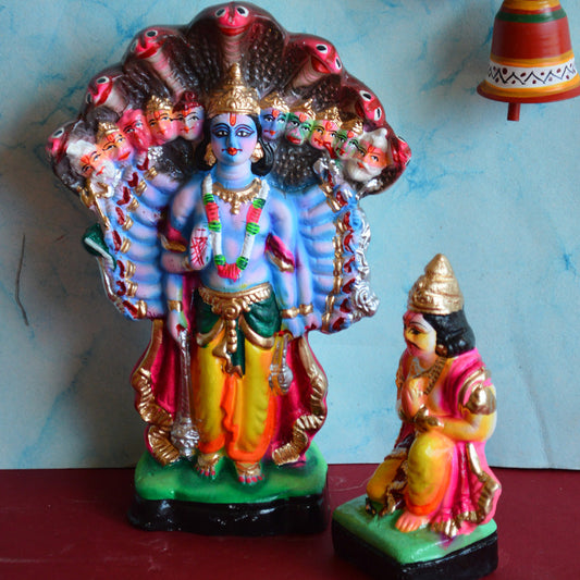 Navaratri Handcrafted Vishwaroopa Darshana ( Large )Traditional Indian Golu Doll