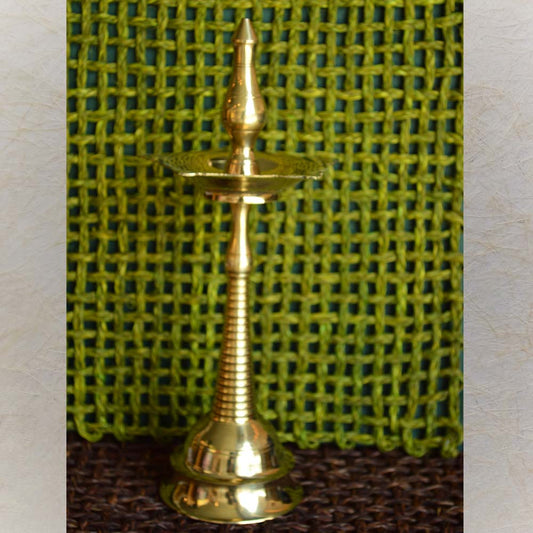 Eternal Kerala Lamp 11 – Traditional Brass Oil Lamp for Rituals and Poojas