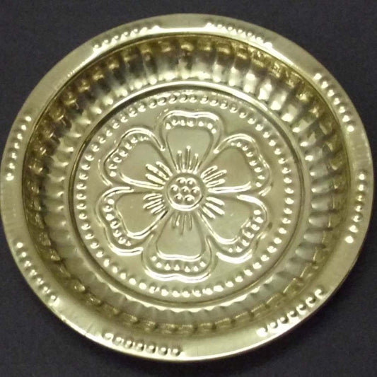 Eternal Floral Puja Plate